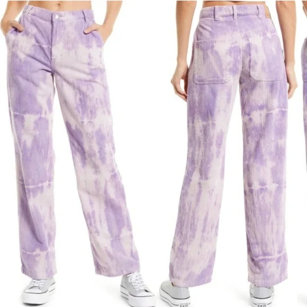 NWT We The Free Reese Tie Dye Corduroy Pants Size 27